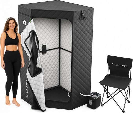 Sauneras SmartSteam Kit Pro Portable Home Steam Sauna | 1 Person Sauna Tent - Portable Home Spa