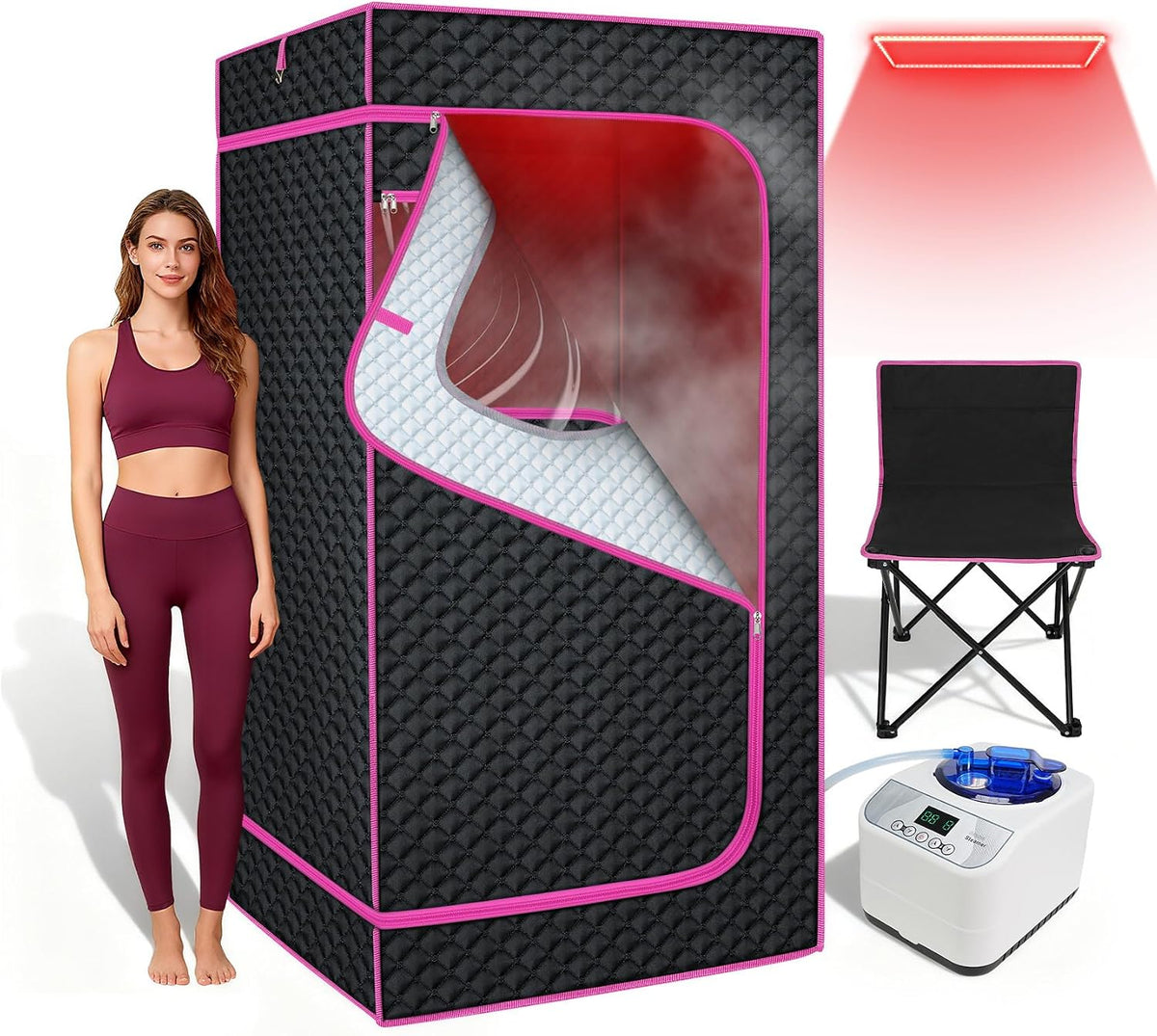Sauneras Sauna Box Infrared Right Light Portable Sauna Tent - Portable Home Spa